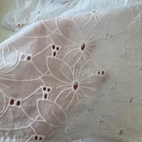 CALYPSO ST. BARTH WHITE OFF-SHOULDER BLOUSE | SIZE M - Picture 11 of 14